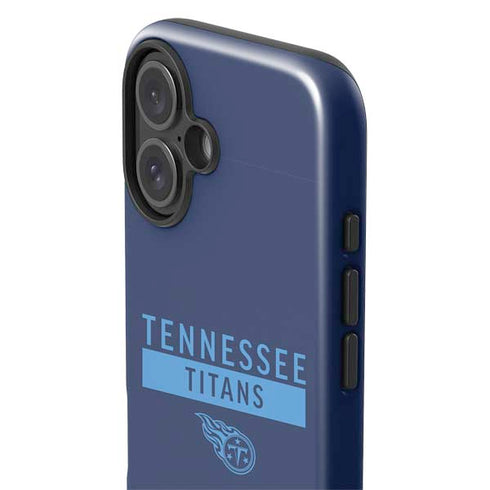 NFL Tennessee Titans Navy Blue Performance Series iPhone 16 Plus Impact Case